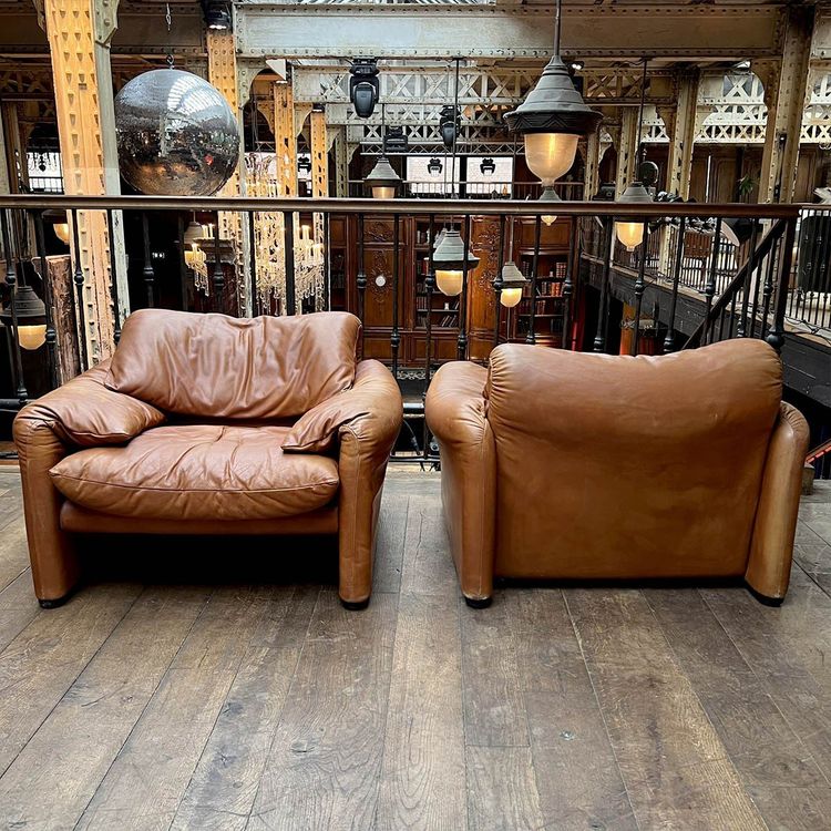 Pair of Cassina armchairs