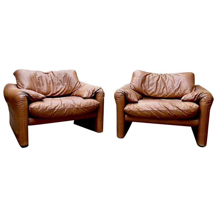 Pair of Cassina armchairs