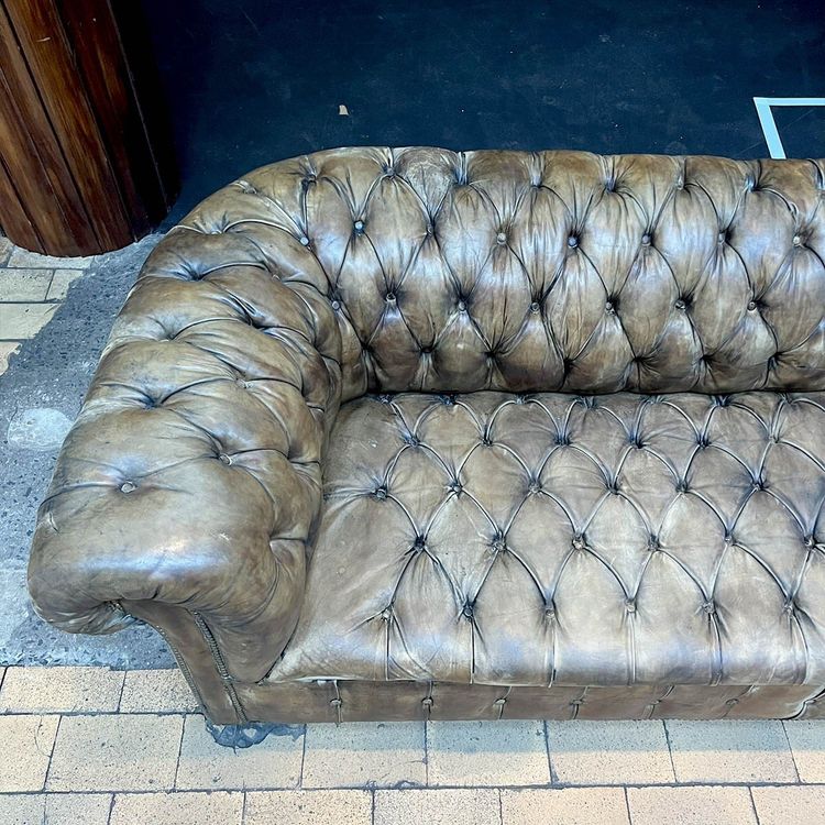 Antique Leather Chesterfield