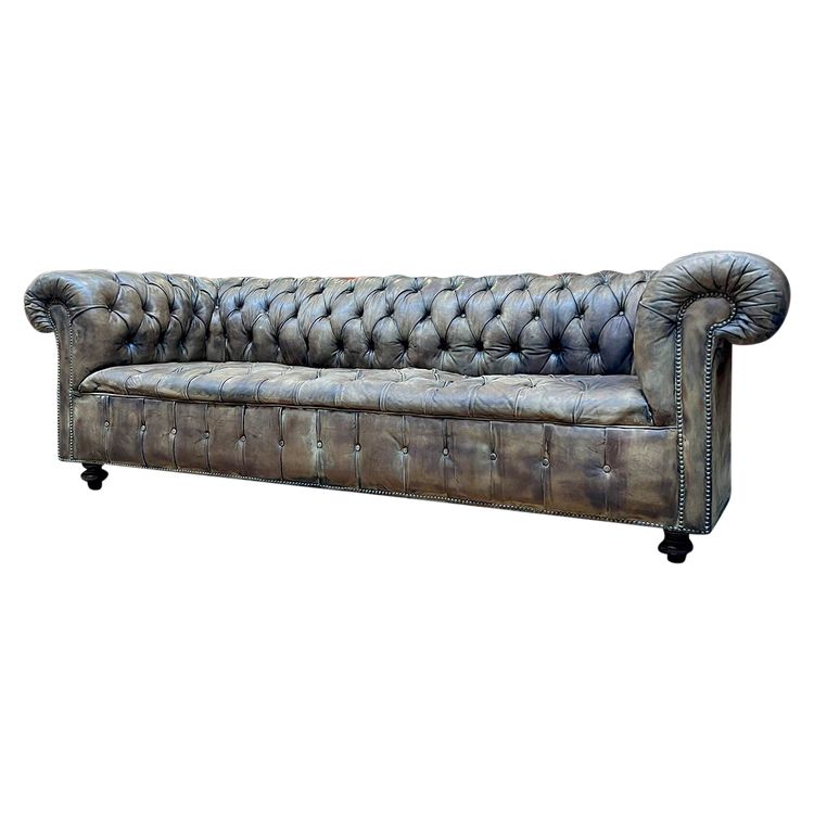 Antique Leather Chesterfield