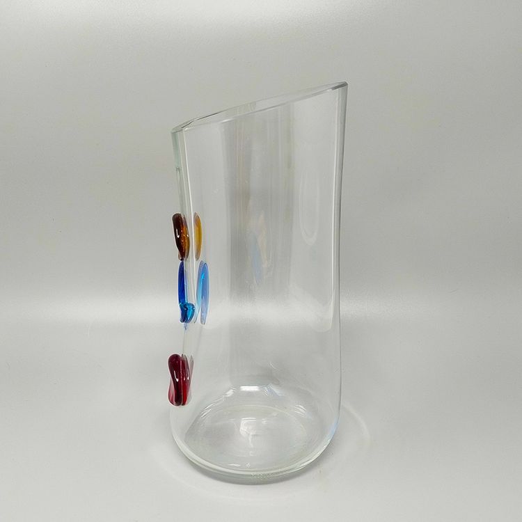 Erstaunliche Vase aus Glas von Alfredo Barbini aus den 1990ern. Hergestellt in Italien