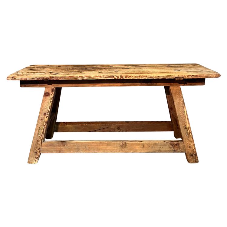 Larch table 1800