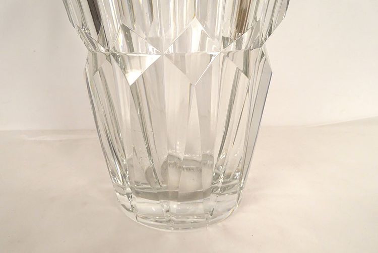 Saint-Louis Cut Crystal Vase France Camaret Model 20th Century