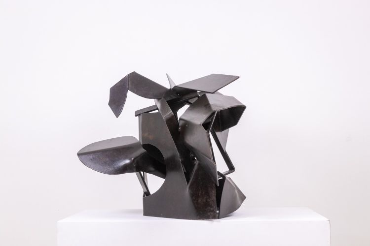 Jean Campa. Polished metal sculpture. Year 2001. LS62121809M