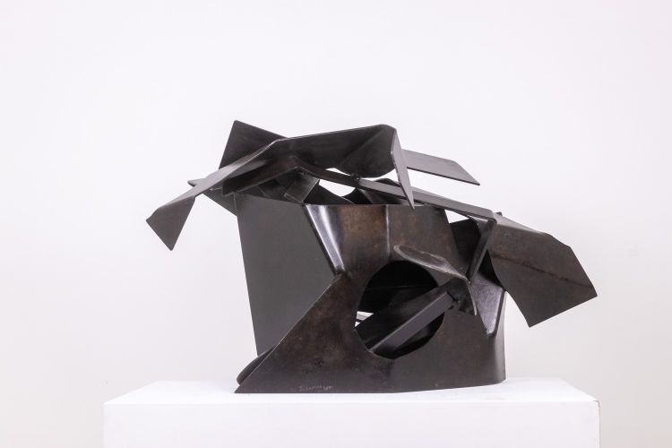 Jean Campa. Polished metal sculpture. Year 2001. LS62121809M