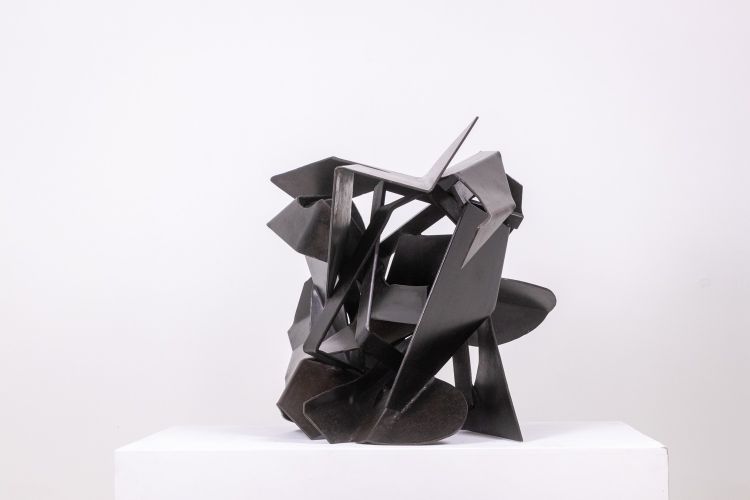 Jean Campa. Polished metal sculpture. Year 2001. LS62121809M