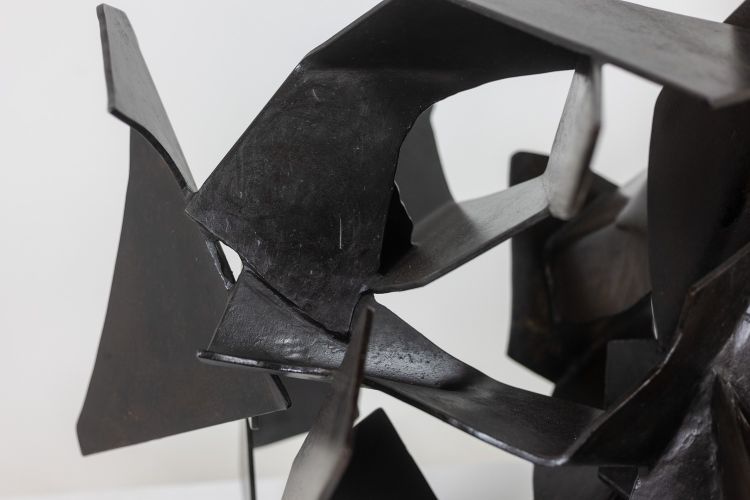 Jean Campa. Polished metal sculpture. Year 2001. LS62121809M