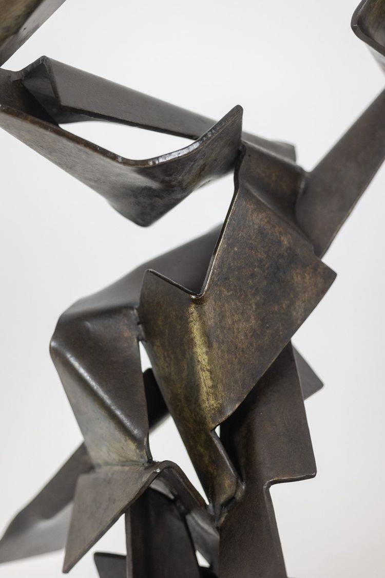 Jean Campa. Patinated metal sculpture. 1980s. LS62131309P