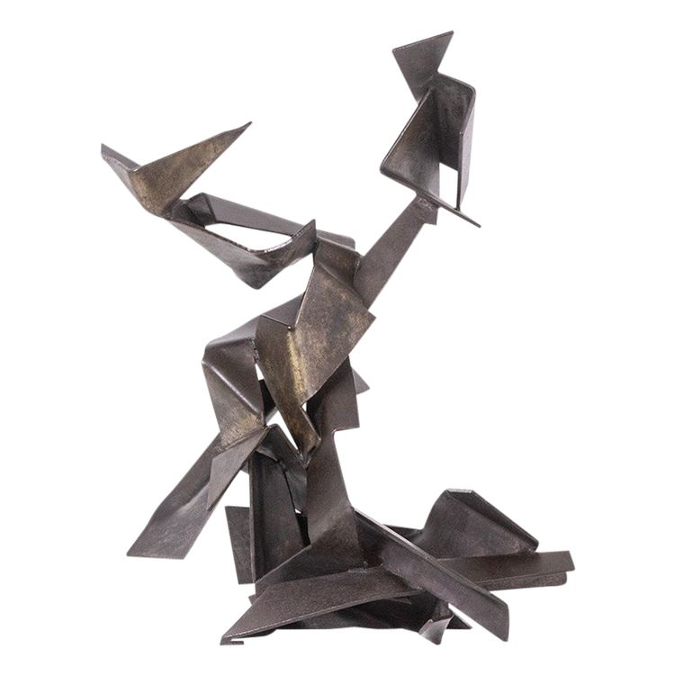 Jean Campa. Patinated metal sculpture. 1980s. LS62131309P