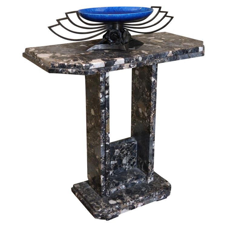 Art Deco marble console