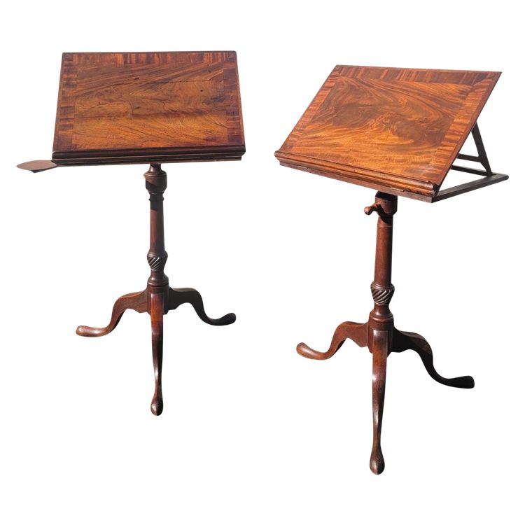 Pair of Lecterns with Feet, Early 19th Century