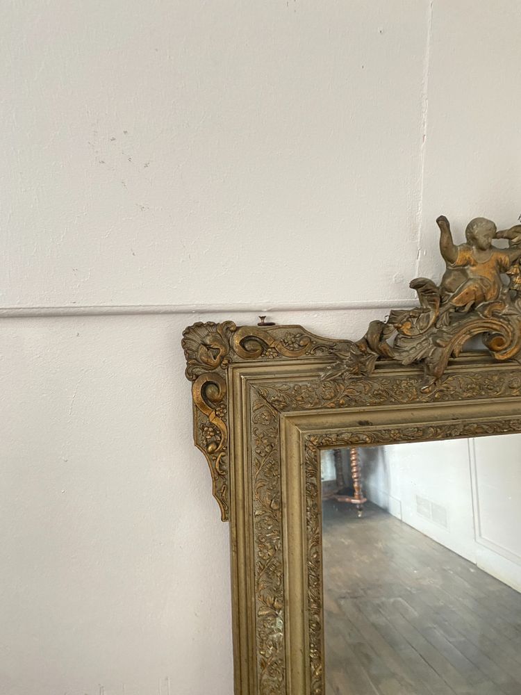 Large 19th Century Mercury Gilded Mirror – 76 cm X 122 cm