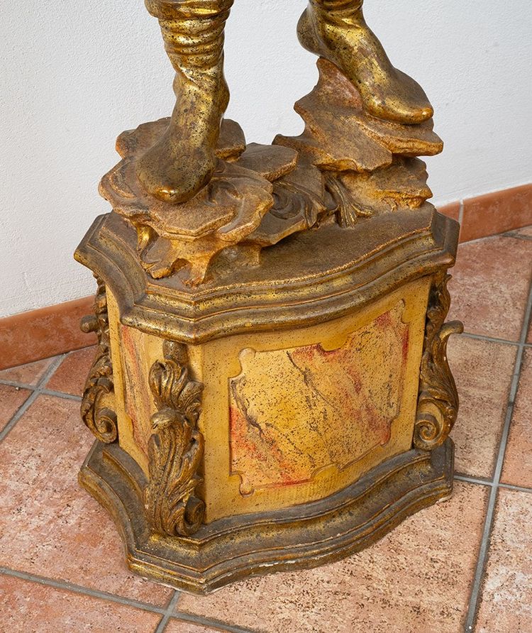 Antique sculpture representing the Moor of Venice. Period early 20th century.