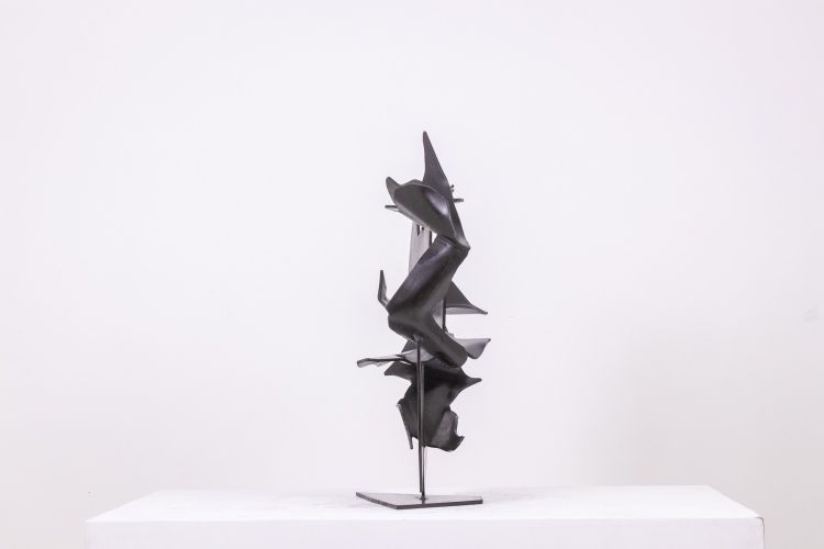 Jean Campa. Abstract metal sculpture. 1980s. LS6217809C