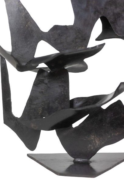 Jean Campa. Abstract metal sculpture. 1980s. LS6217809C