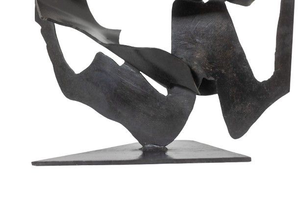 Jean Campa. Abstract metal sculpture. 1980s. LS6217809C