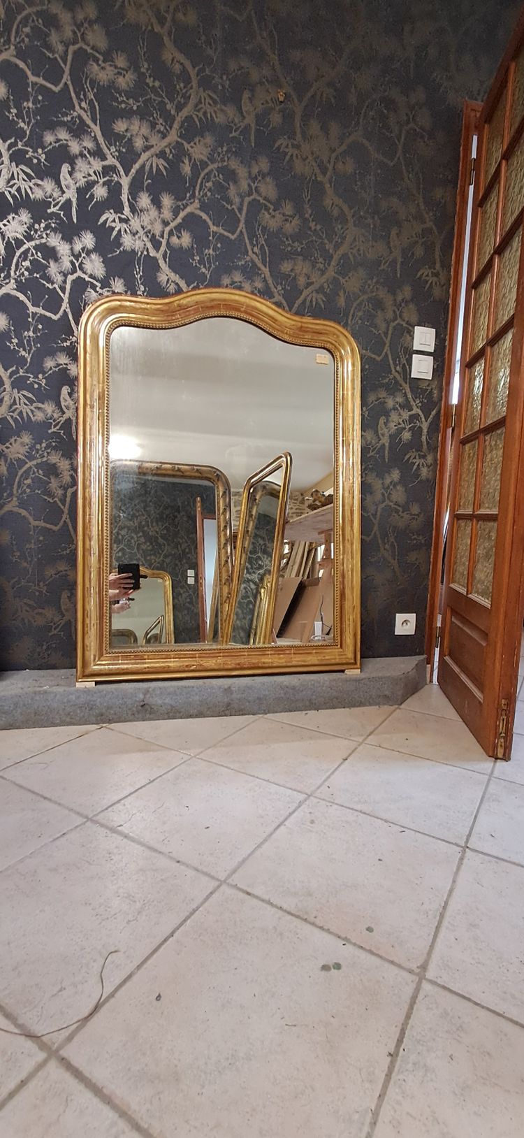 Louis Philippe mirror 125 x 98