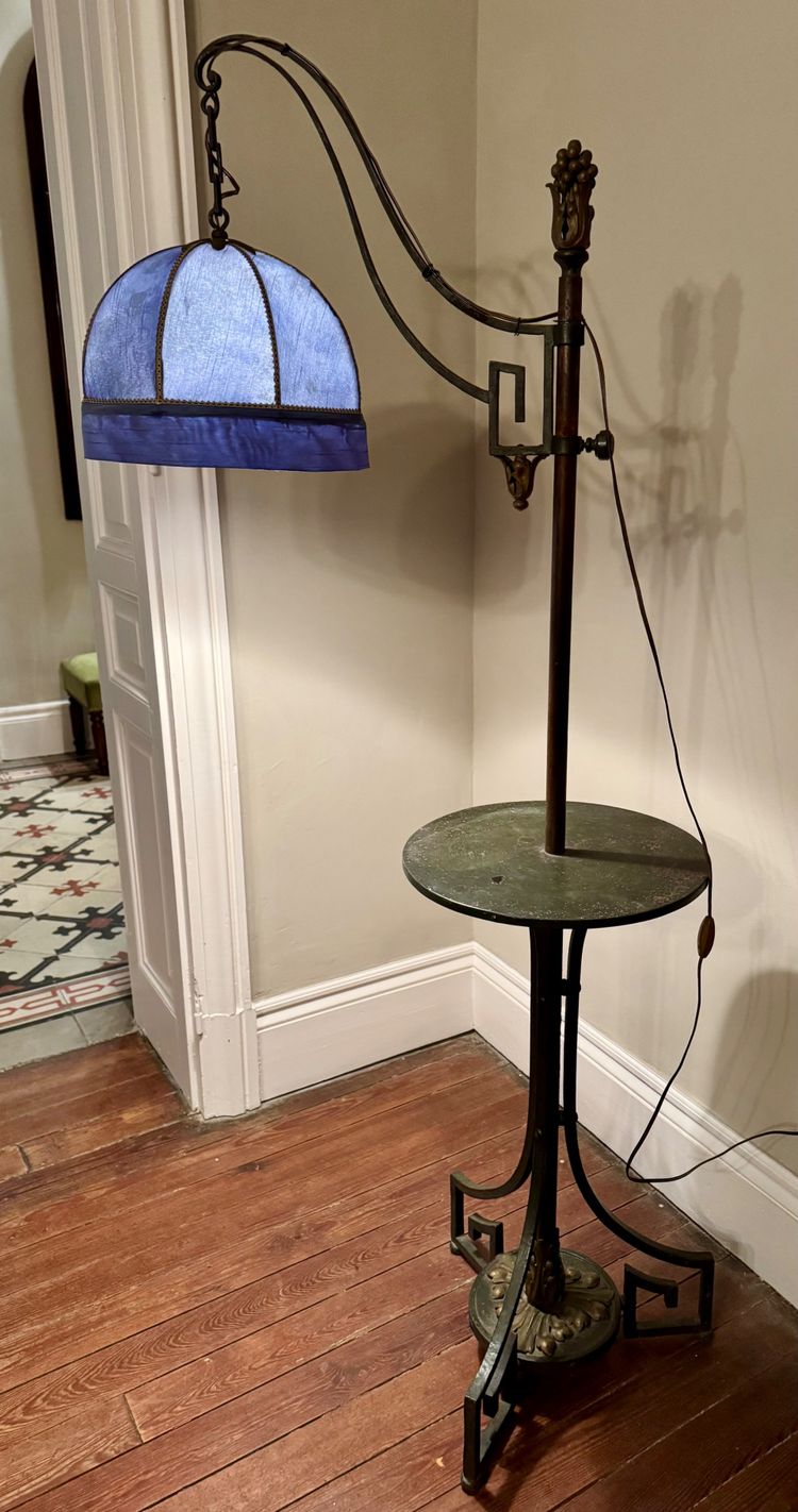 Art Nouveau Reading Floor Lamp