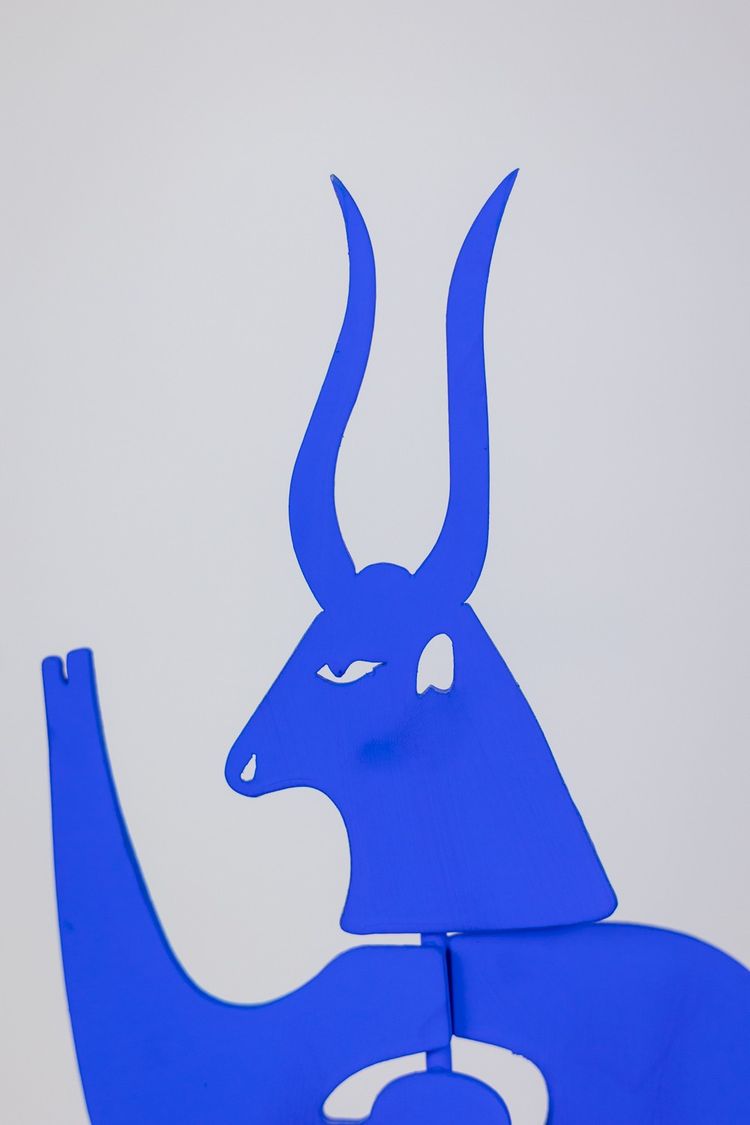 Antonine de Saint Pierre. Blue “Tauride” sculpture. Contemporary. LS6240489P