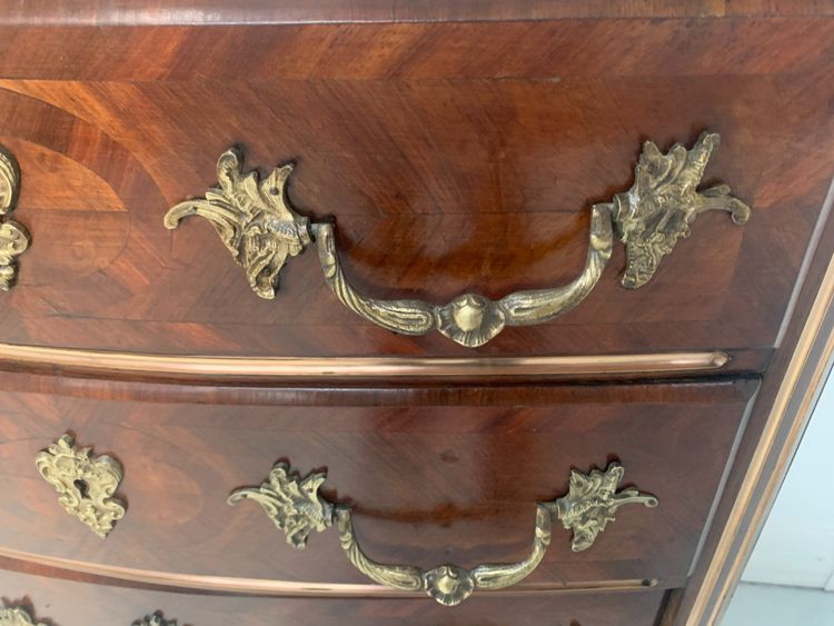 20th century rosewood and mahogany chest of drawers