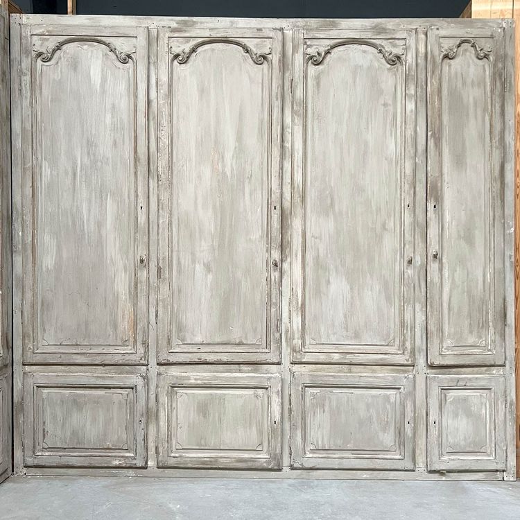 Louis XV style storage front paneling