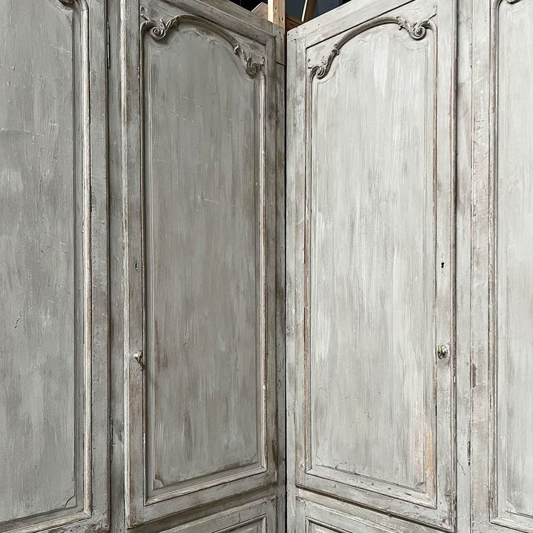 Louis XV style storage front paneling