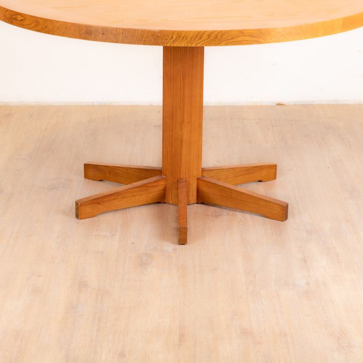 Round Dining Table in Pine, 1983