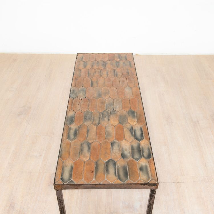 Coffee Table in Sandstone by Roger Capron, 1970s