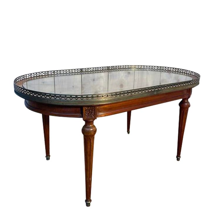 Louis XVI Oval Couchtisch