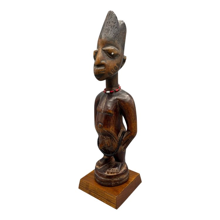 STATUETTE MASCULINE appelée Ibeji - Culture Yoruba, Nigéria - Première moitié du XXème siècle