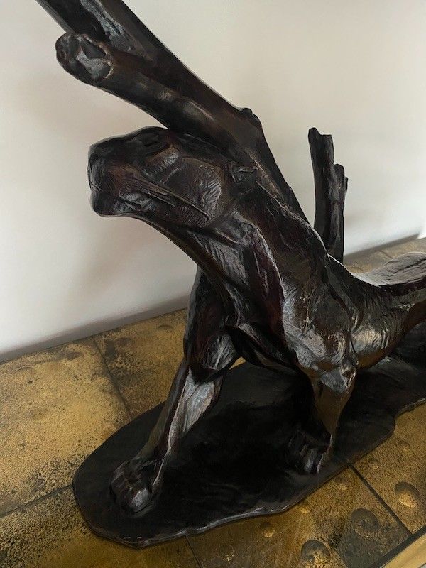 Bronze panther