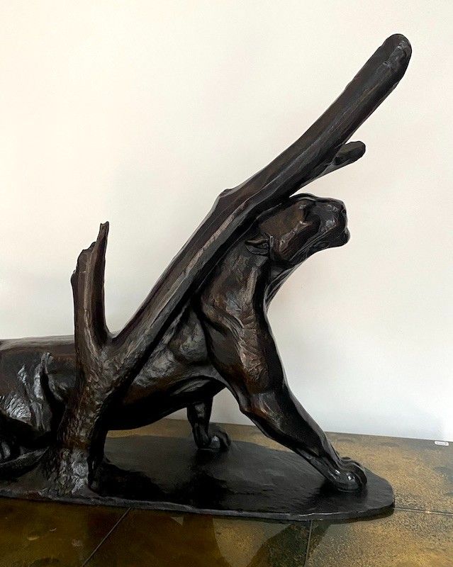 Bronze panther