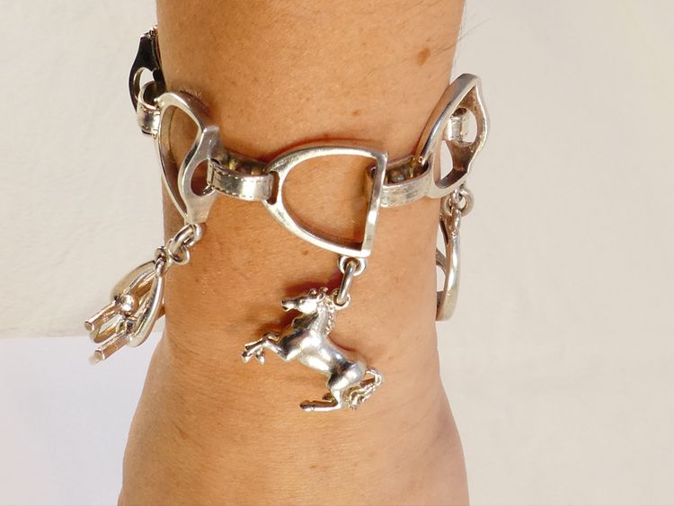 GAETAN DE PERCIN Bracelet in MASSIVE SILVER HERMES style