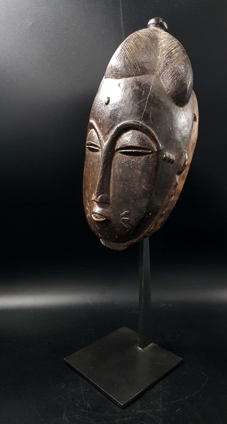 Masque portrait, Peuple Baoulé, Côte d'Ivoire 