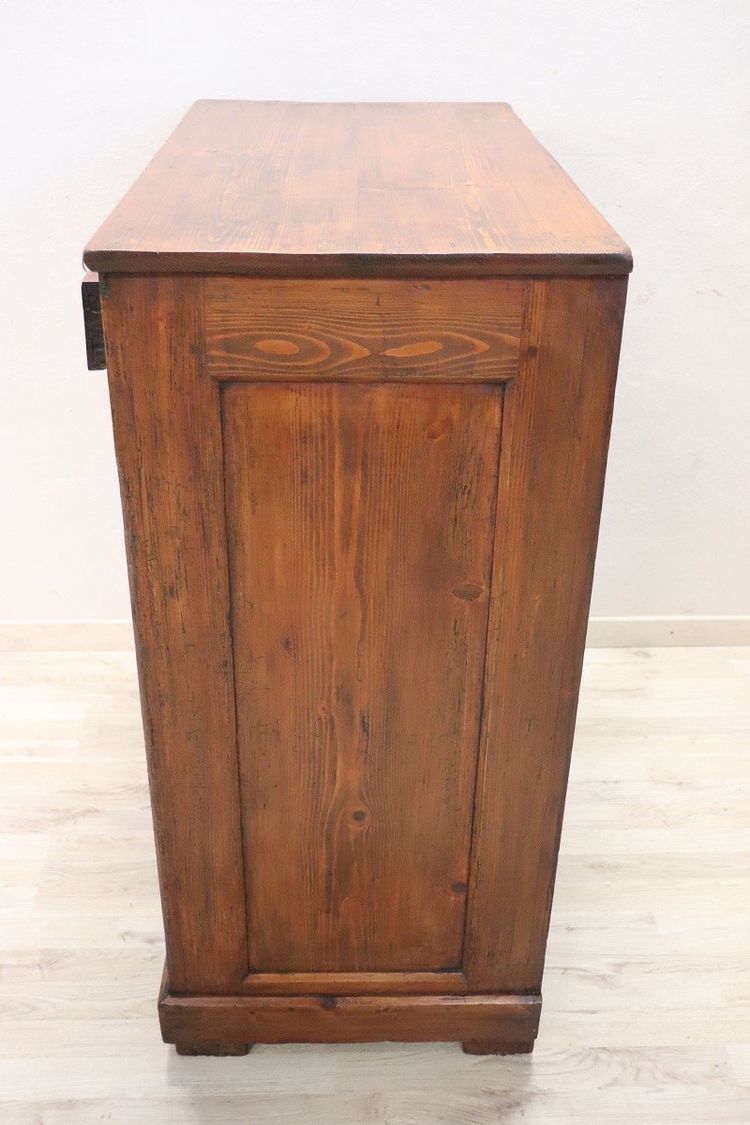 Rustic Buffet in Fir Wood, Early 20th Century