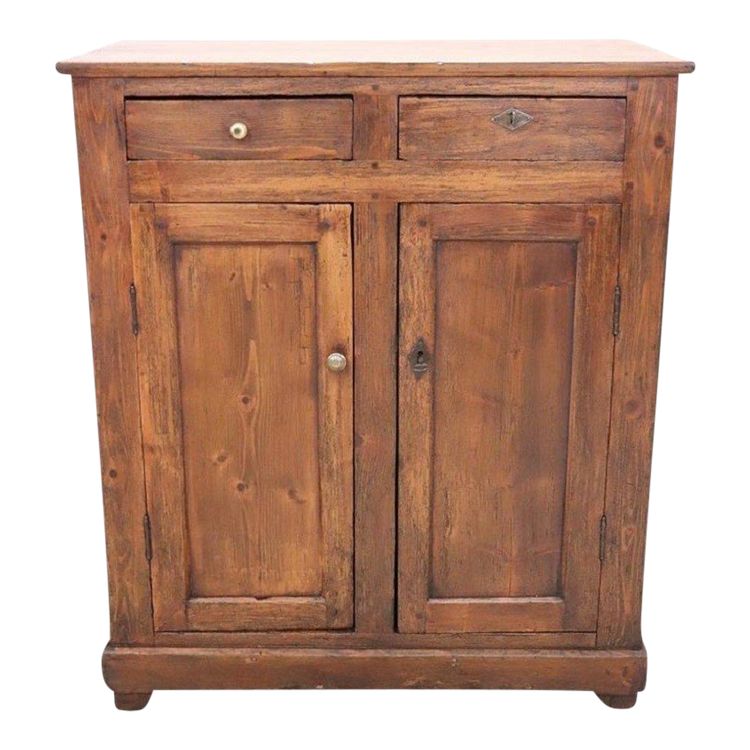 Rustic Buffet in Fir Wood, Early 20th Century