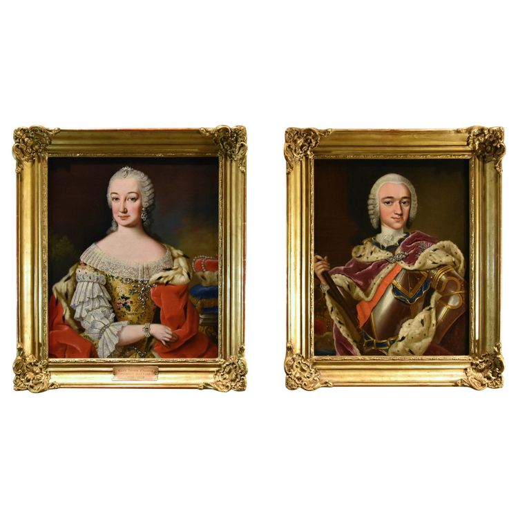 Martin Van Meytens (1695 - 1770), Maria Theresa Of Habsburg And Francis I Of Lorraine