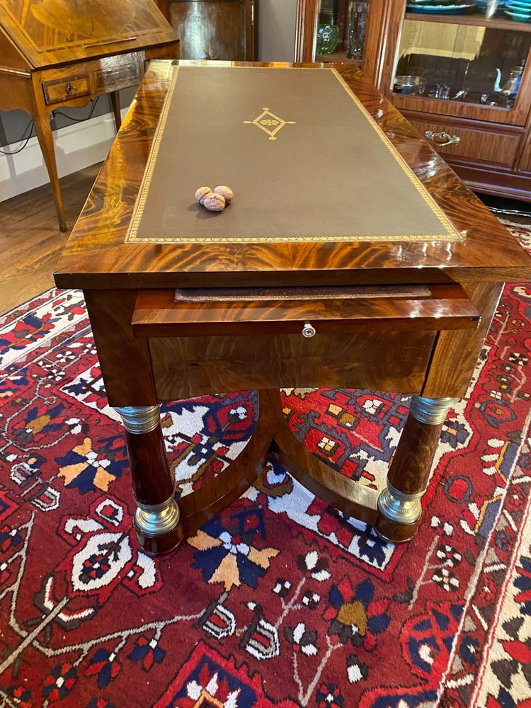 Mahogany empire desk