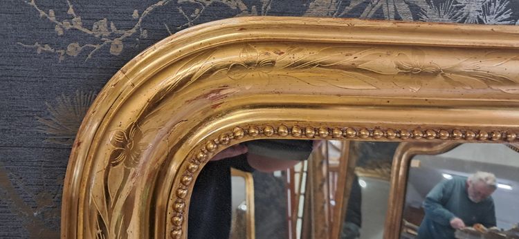 Louis Philippe period mirror 113x73