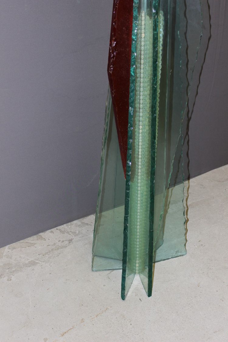 Important Glass Sculpture by Thibault d'Aucuns XX