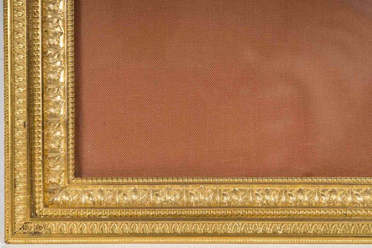 A pair of gilt bronze picture frames, late 19th century