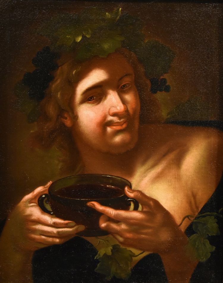 Dionysus (allegory Of Taste), Caravaggesque Artist Active In Rome In The 17th Century