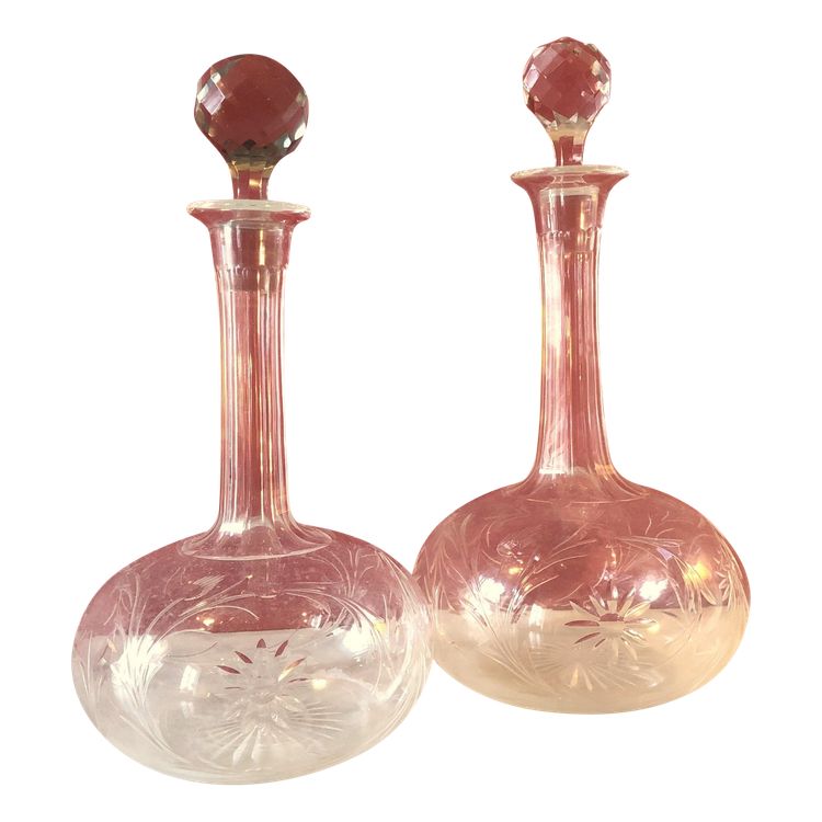 Baccarat, coppia di decanter