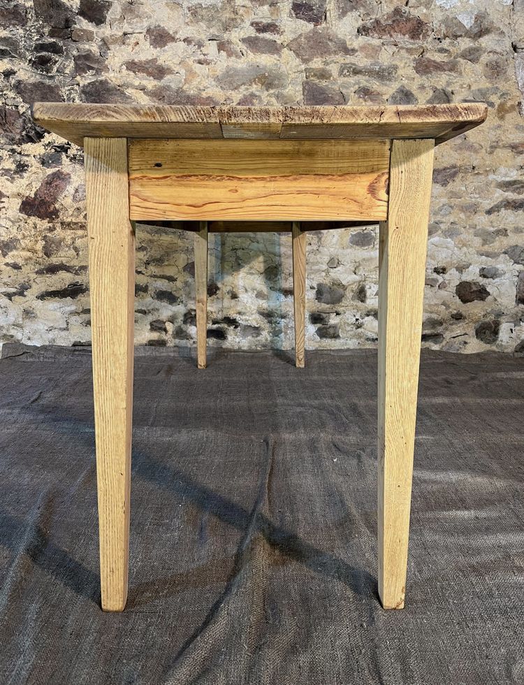 Table etroite ou console 2m en bois brut