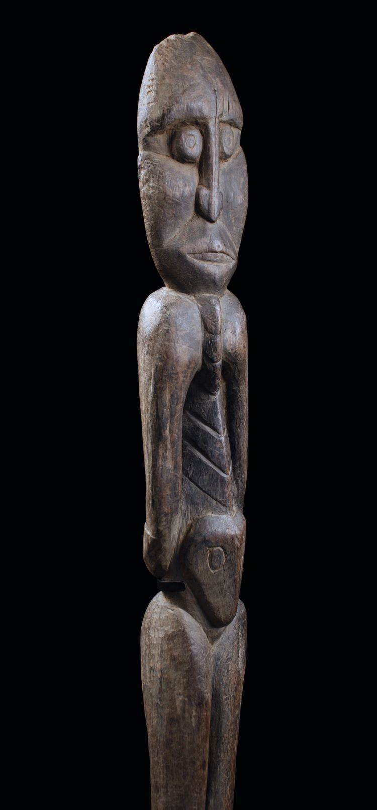 Figura di antenato, arte oceanica, arte tribale, statua, Papua Nuova Guinea, Oceania