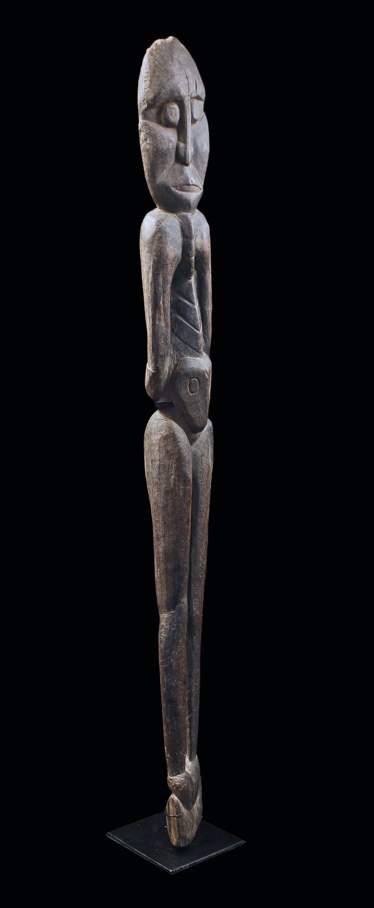 Figura di antenato, arte oceanica, arte tribale, statua, Papua Nuova Guinea, Oceania