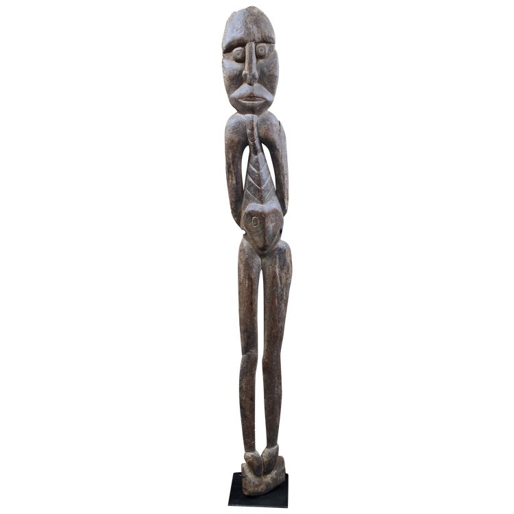 Figura di antenato, arte oceanica, arte tribale, statua, Papua Nuova Guinea, Oceania