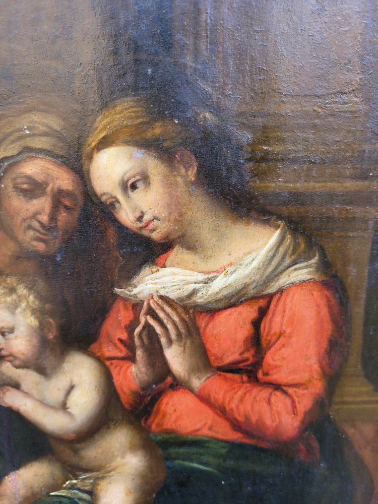 Italian School, Madonna of Divine Love, On Panel, 17th/18th Century