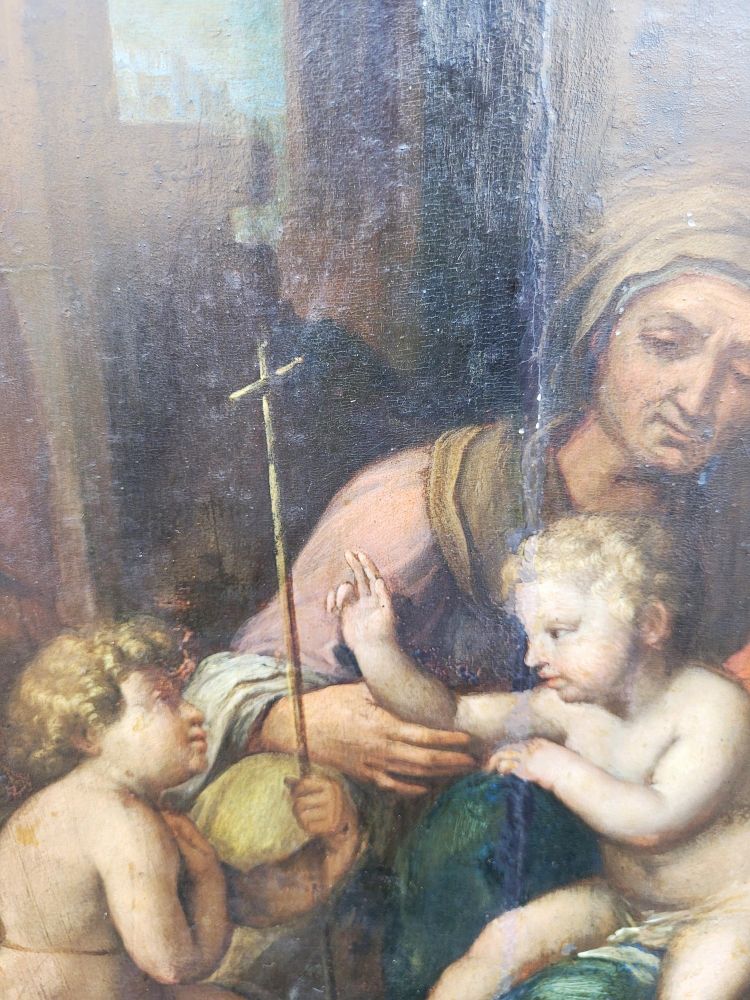 Italian School, Madonna of Divine Love, On Panel, 17th/18th Century