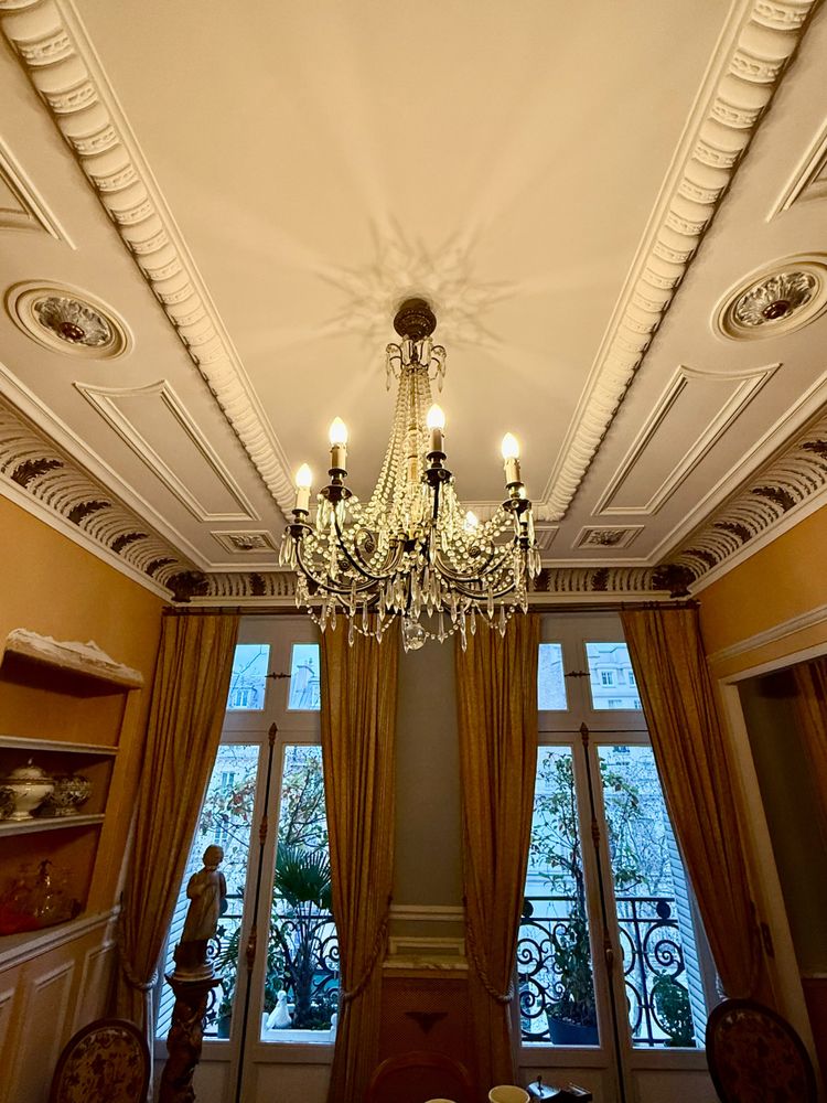 LOUIS XVI STYLE TASSEL CHANDELIER